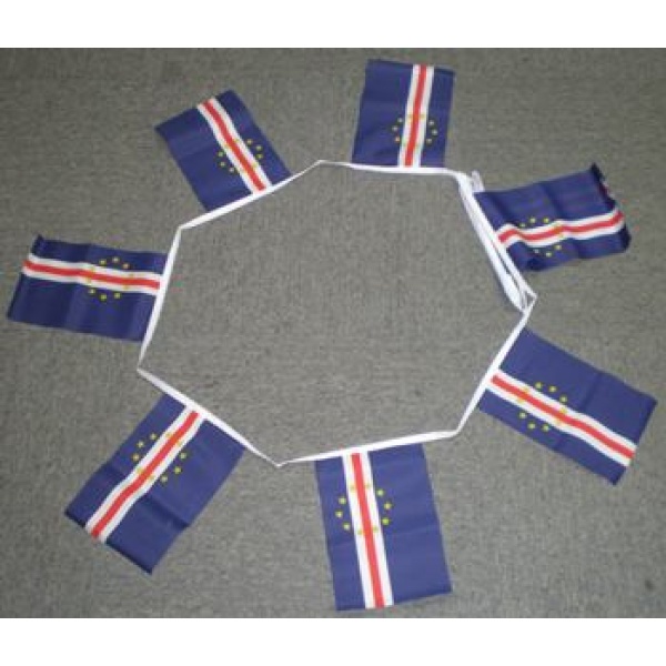 6m 20 flag Cape Verde bunting