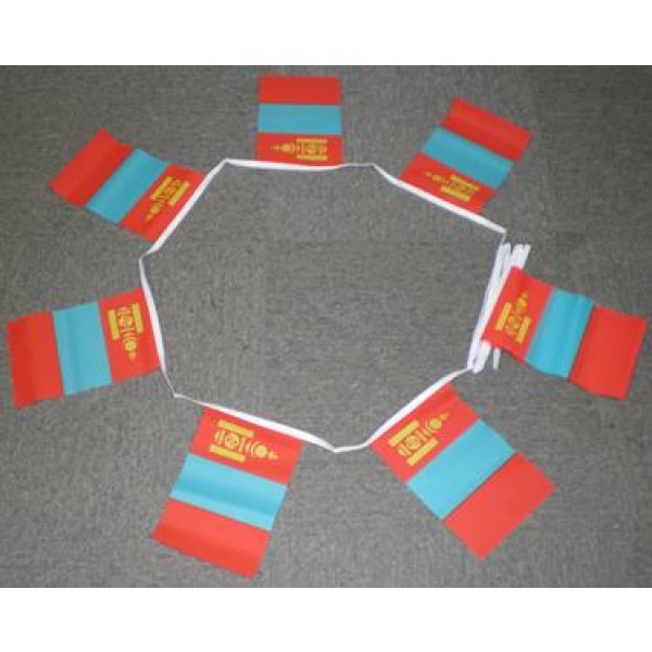 6m 20 flag Mongolia bunting
