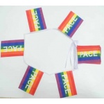 6m 20 flag Rainbow PACE (peace) (gay pride) bunting
