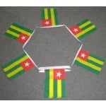 6m 20 flag Togo bunting