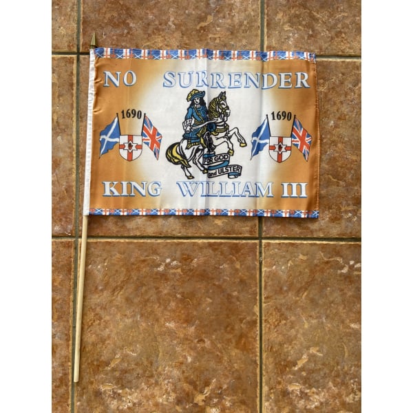 King William of Orange (new) large hand flag