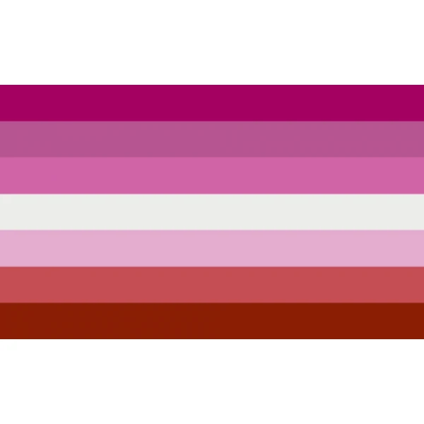 Lesbian (gay pride) medium table flag