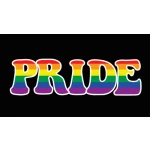 Rainbow Pride (black background) 5'x3'