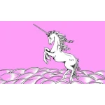 Unicorn Pink 5'x3'