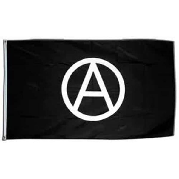 Anarchy hand flag