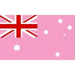 Australia Pink (gay pride) 5'x3'