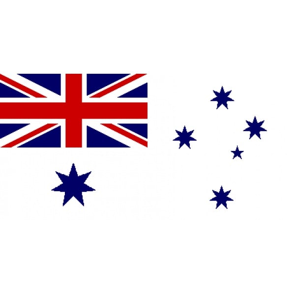 Australia White Ensign hand flag