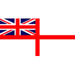 Giant White Ensign 8'x5'