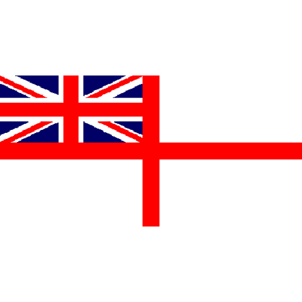 Giant White Ensign 8'x5'