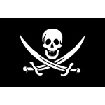 Jack Rackham Hand Flag
