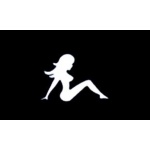 Lady table flag