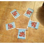6m 20 flag  Luxembourg Civil Ensign bunting