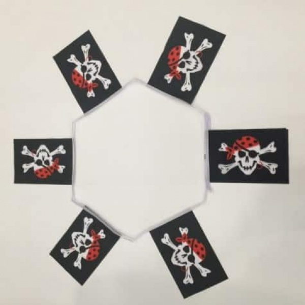6m 20 flag One Eyed Jack bunting