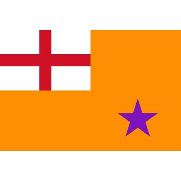 Orange Order (Boyne Standard) hand flag