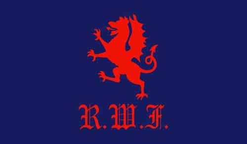 royal-welch-fusi-52ceb13c058b4 Royal Welch Fusiliers table flag - Image 1