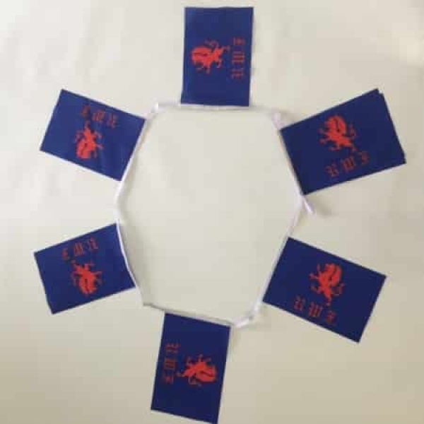 6m 20 flag Royal Welch bunting