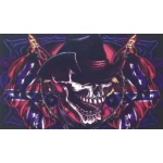 Skull Cowboy 5'x3'
