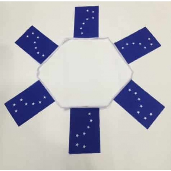 6m 20 flag Starry Plough bunting