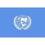 United Nations Hand Flag