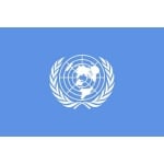 United Nations (UN) medium table flag