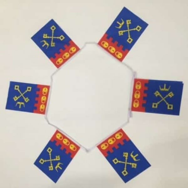 6m 20 flag Willenhall bunting