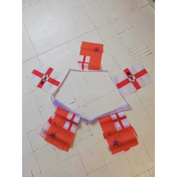 6m 20 flag Orange Order/Northern Ireland (alternate) bunting