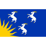Merionethshire medium table flag