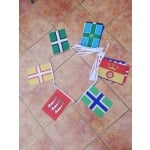 12m 39 flag English County collection bunting
