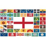 English County Collection Flag 5'x3' (digital print)