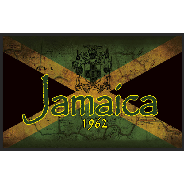Jamaica (one people) 60 years of Independence 5'x3'
