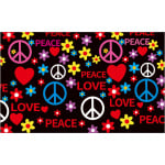 Peace, Love New 5'x3'