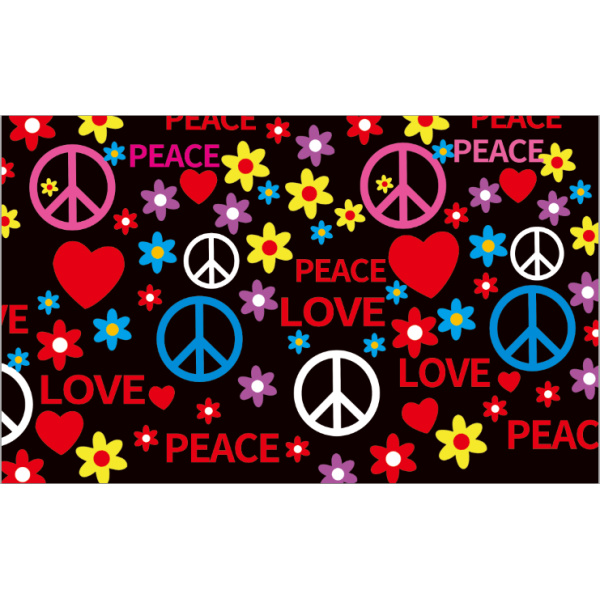 Peace, Love New 5'x3'
