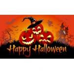 Halloween 3 Pumpkins 5'x3'