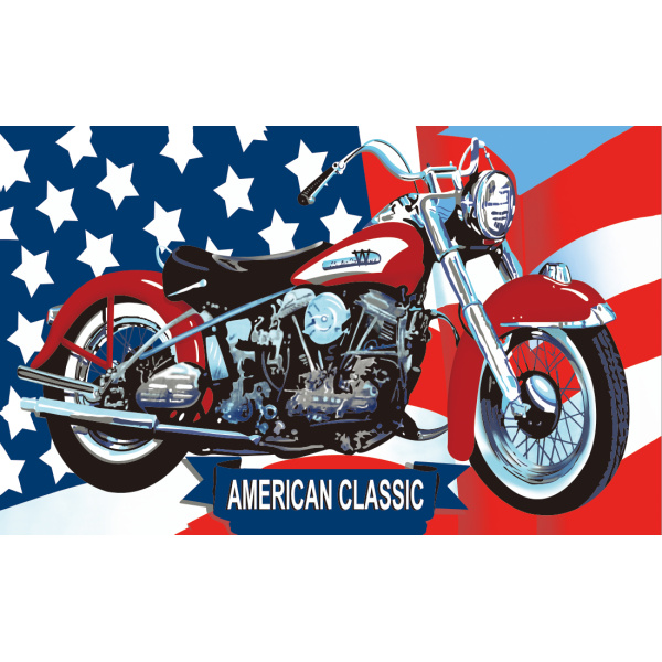 USA Motorcycle new 5'x3'
