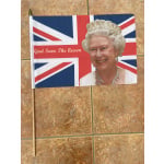 God Save the Queen large Hand Flag 18″ x 12″