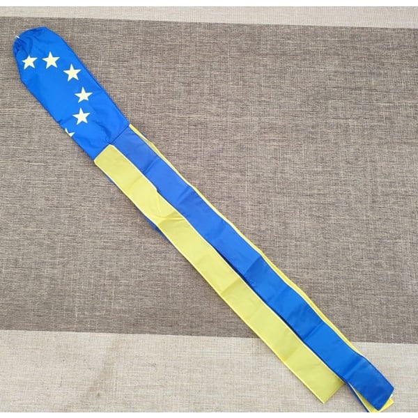 Euro Blue Stars windsock
