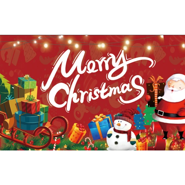 Merry Christmas Presents 5'x3'