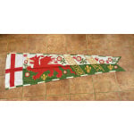 Royal Standard Henry 8th of England banner 6.5' x 2.29'