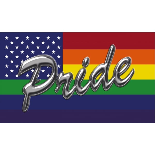 us pride flag with rainbow design