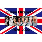 Remembering Queen Elizabeth 2nd 5'x3'