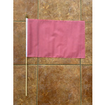 Plain Pink large hand flag