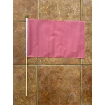 Plain Pink large hand flag