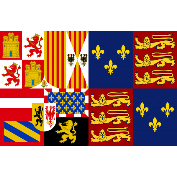 Royal Banner of Queen Mary 1st 1554-58 5'x3'
