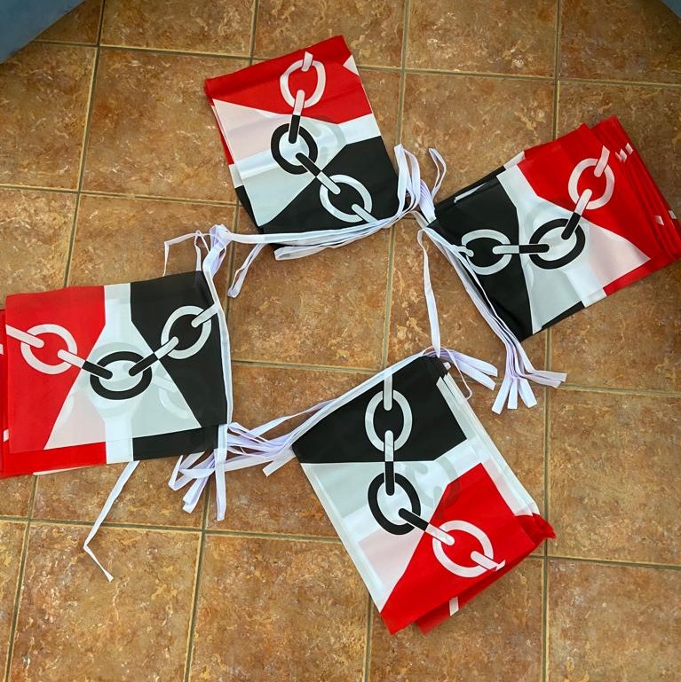 blackcountrybunting20m18x12 20m 32 flag 18"x12" Black Country (West Midlands) bunting - Image 1
