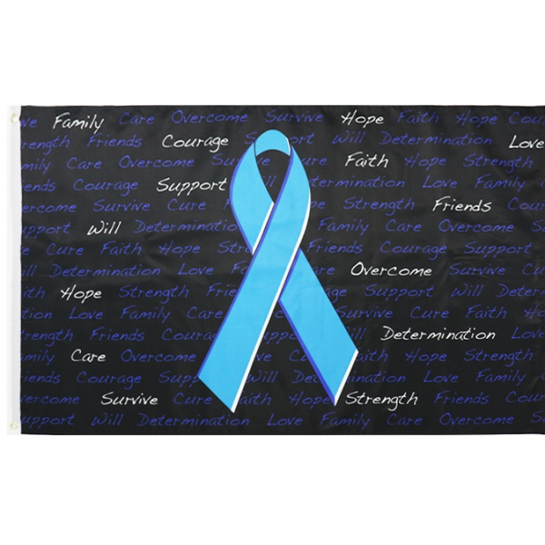 Purple Ribbon 5'x3'