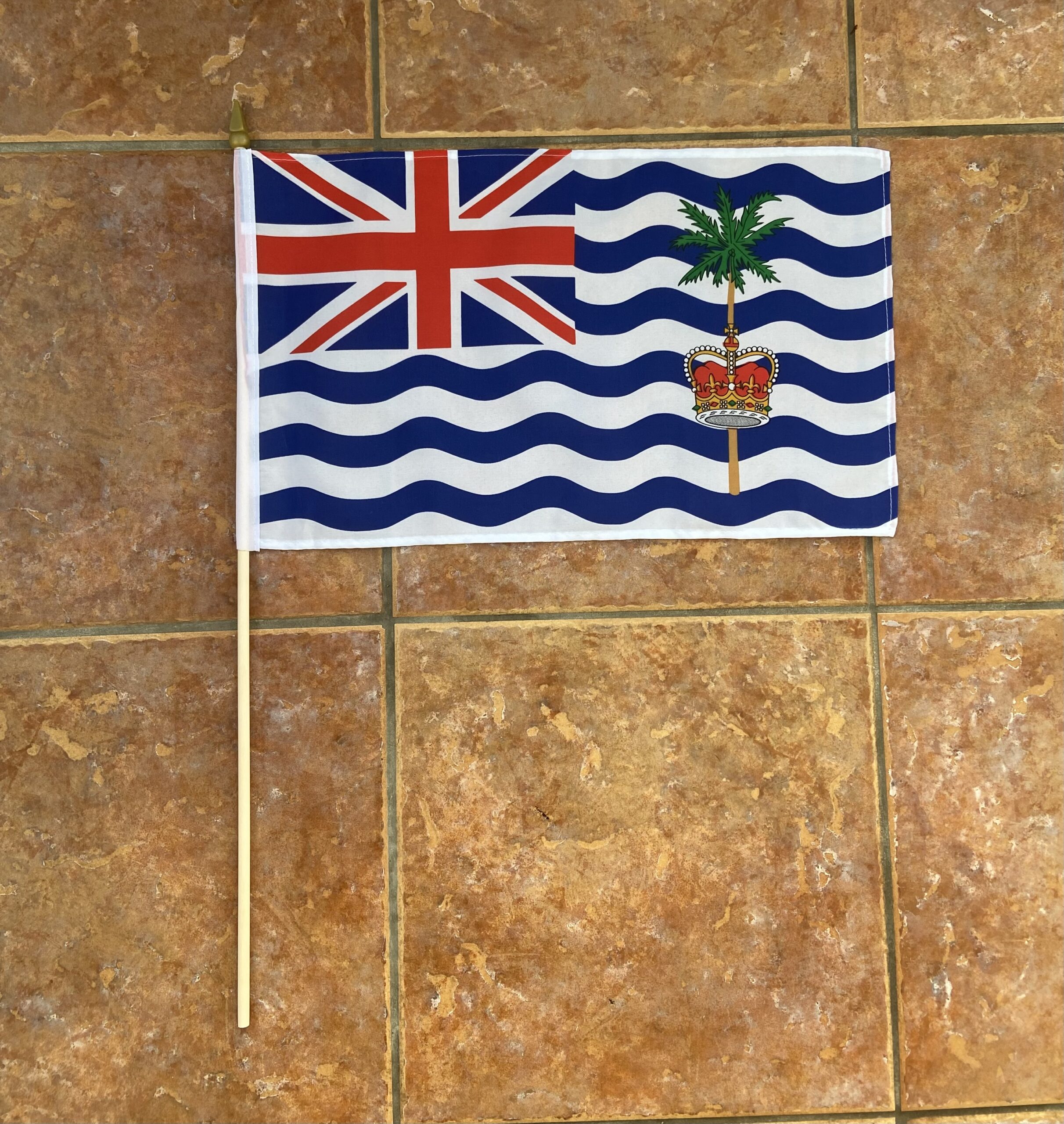 British Indian Ocean Territory British Indian Ocean Territory large hand flag - Image 1