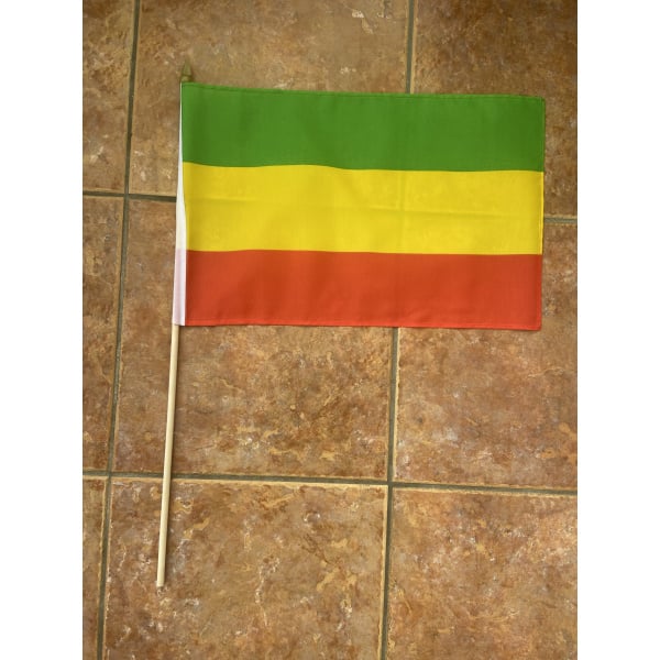 Ethiopia large hand flag