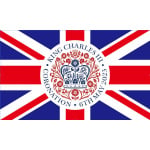 King Charles 3rd Official Coronation 2023 Emblem 5'x3'