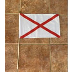 Alabama large hand flag