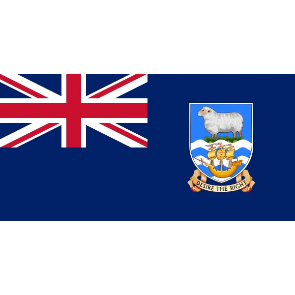 Falkland Islands Hand Flag